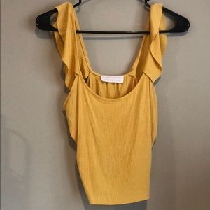 Yellow Tank top from lizard thicket